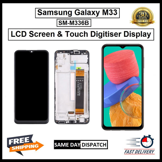 For Samsung Galaxy M33 SM-M336B Display Screen Replacement LCD