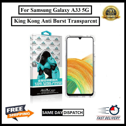 For Samsung Galaxy A33 5G King Kong Anti Burst & Silicon Shockproof Case Cover