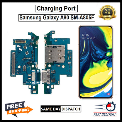 For Samsung Galaxy A80 / SM-A805F  Charging Port Board Connector Replacement