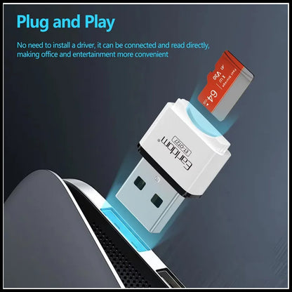 For Earldom ET-OT27  USB 2.0 Micro SD Card Reader-TF Card Adapter for Android,PC
