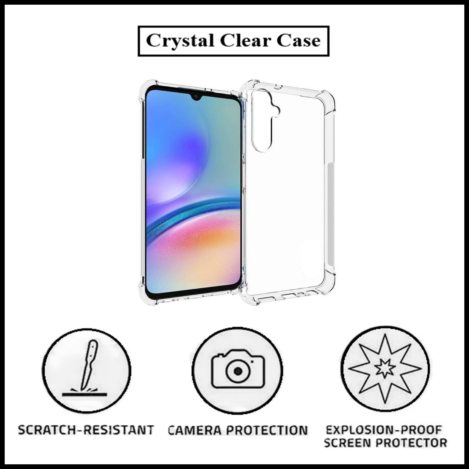 For Samsung Galaxy A05s King Kong Anti Burst & Silicon Shockproof Case Cover