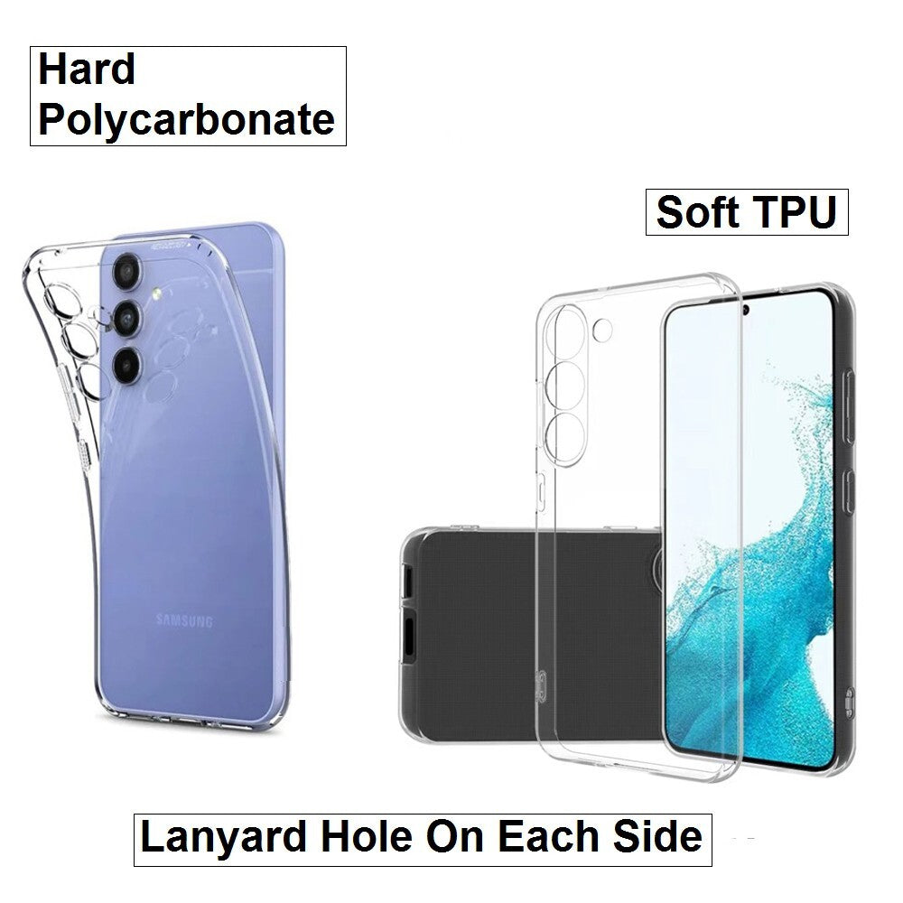 For Samsung Galaxy A54 5G A546U Slim Clear Shockproof Gel Phone Cover