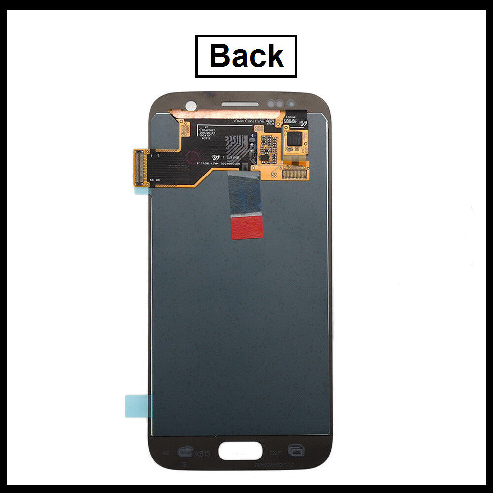 For Samsung Galaxy S7 Black / SM- G930F LCD Display Touch Digitizer Replacement