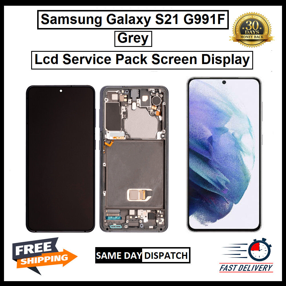 For Samsung Galaxy S21 / SM-G991F Grey Display Screen Touch Replacement LCD