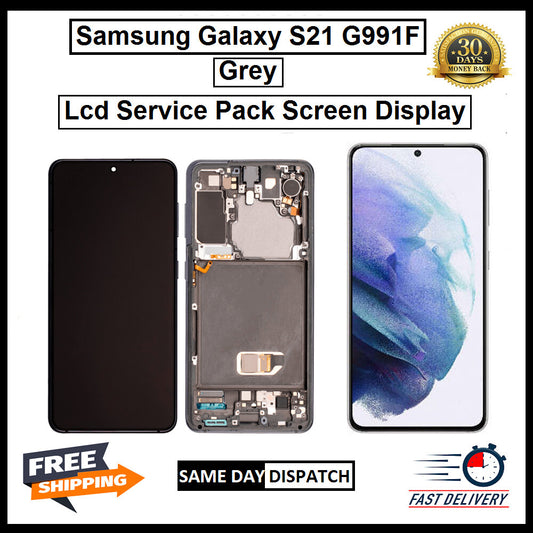 For Samsung Galaxy S21 / SM-G991F Grey Display Screen Touch Replacement LCD