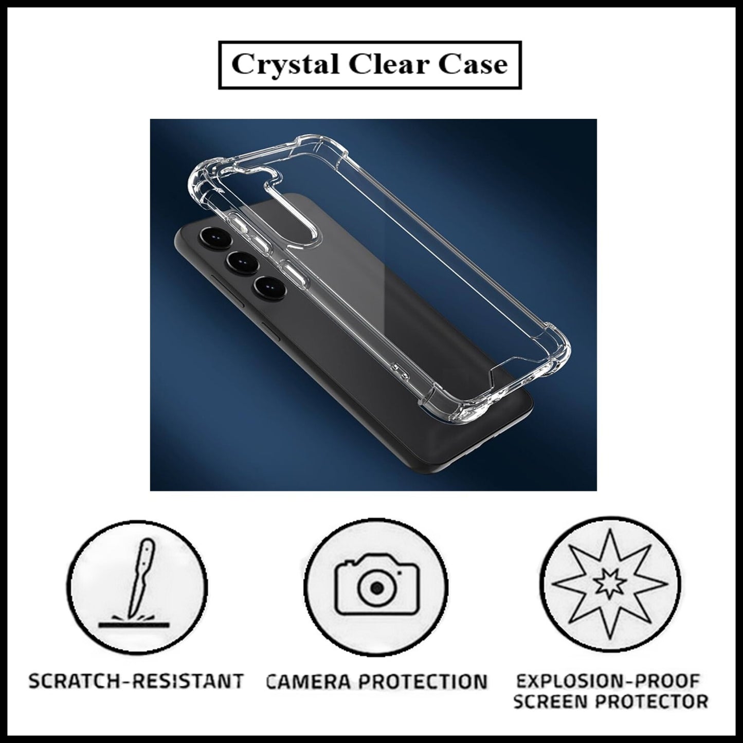For Samsung Galaxy S24 Plus King Kong Anti Burst &Silicon Shockproof Case Cover
