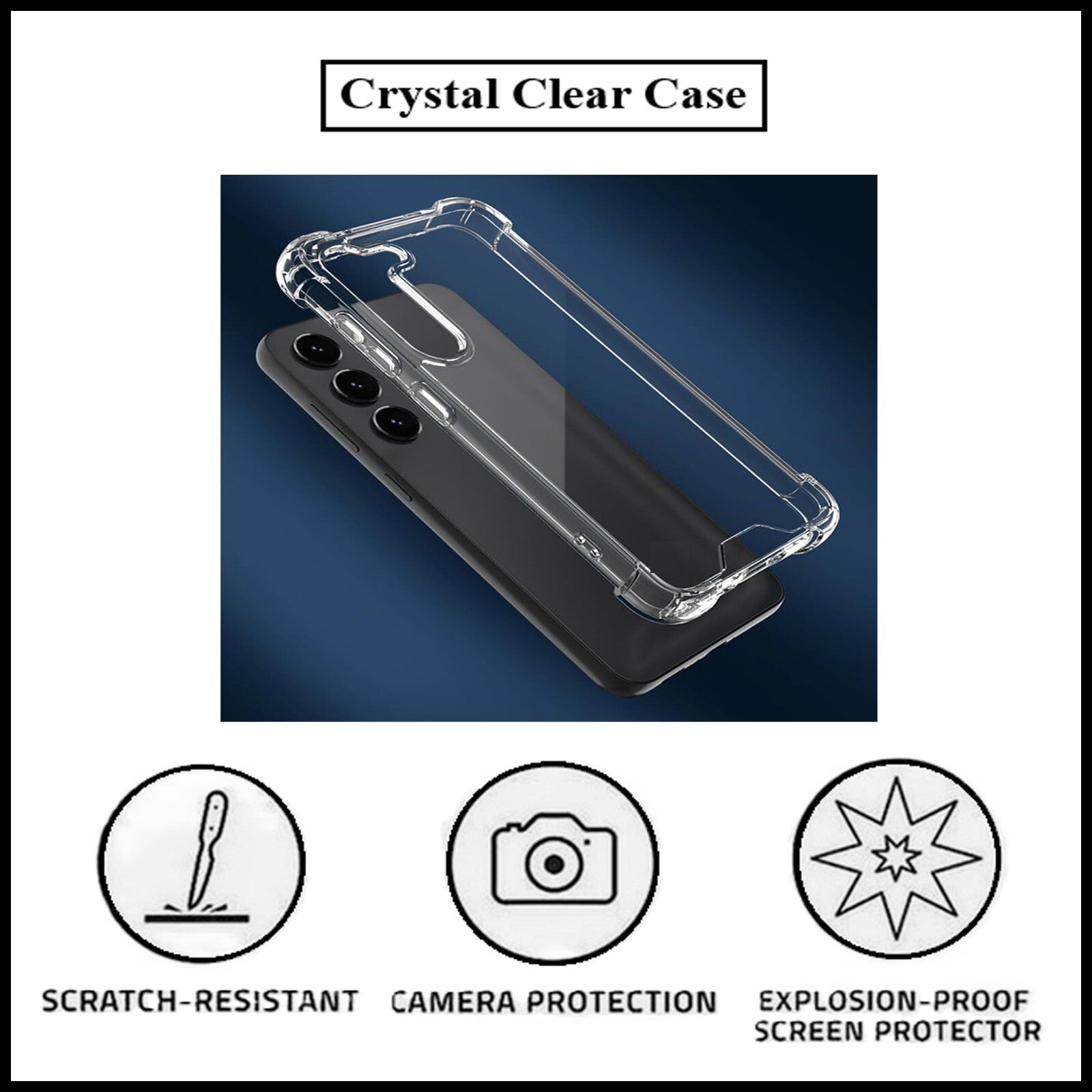 For Samsung Galaxy S24 Plus King Kong Anti Burst &Silicon Shockproof Case Cover