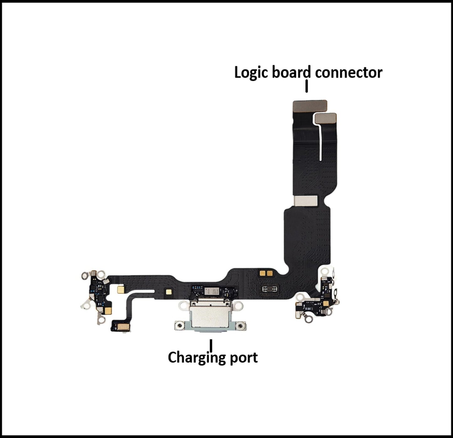 For Apple iPhone 15 Plus Type C Charging Port Flex Cable Replacement