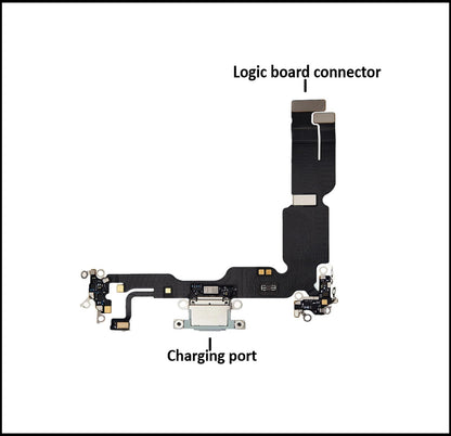 For Apple iPhone 15 Plus Type C Charging Port Flex Cable Replacement