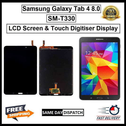 For Samsung Galaxy Tab 4 8.0/ T330 LCD Display TouchScreen Digitizer Replacement