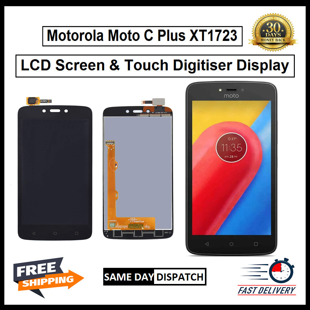 For Motorola Moto C Plus XT1723 Display Screen Touch Digitizer Replacement LCD