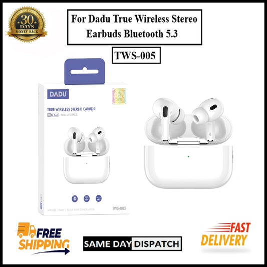 For Dadu True Wireless Earbuds Bluetooth 5.3 Headphones With Charging Case