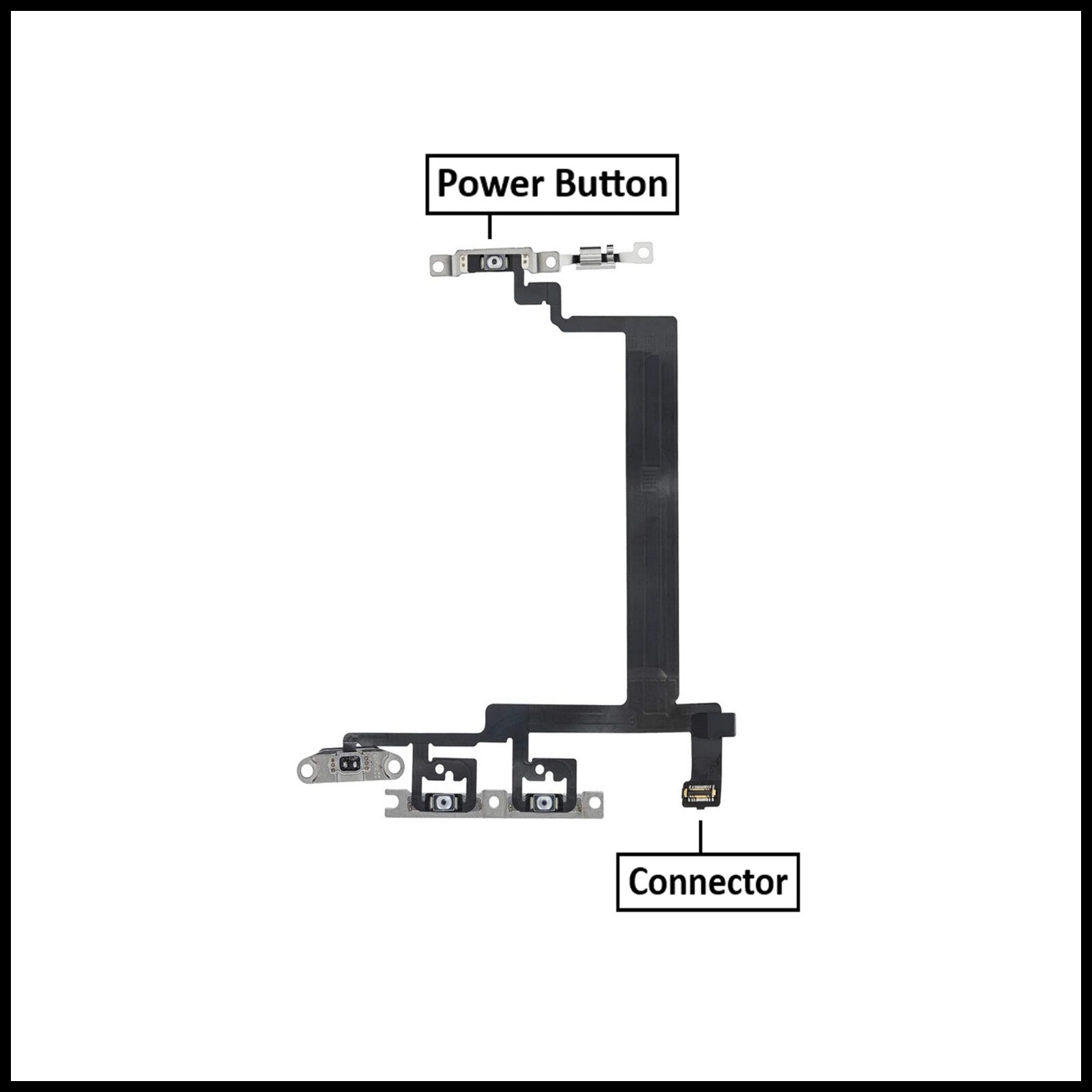 For iPhone 13 Mini Power Flex Cable & Volume Button Flex Replacement
