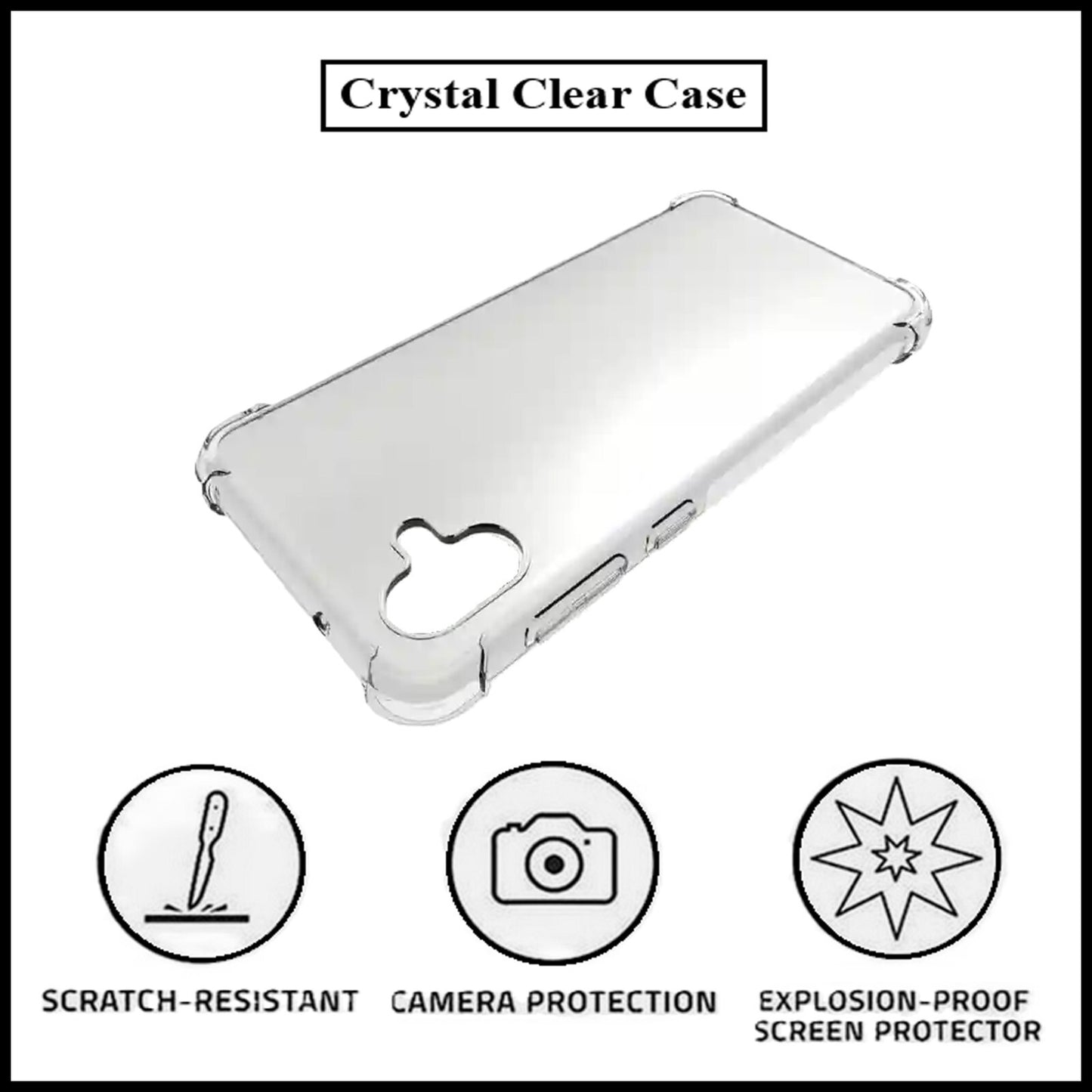 For Samsung Galaxy A06 King Kong Anti Burst & Silicon Shockproof Case Cover