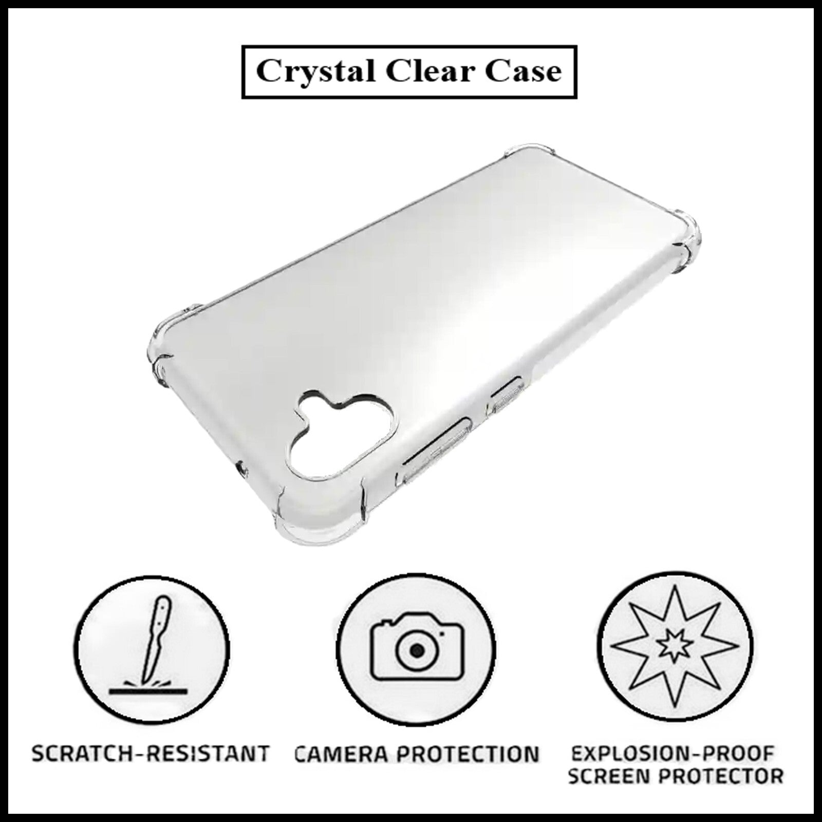 For Samsung Galaxy A06 King Kong Anti Burst & Silicon Shockproof Case Cover