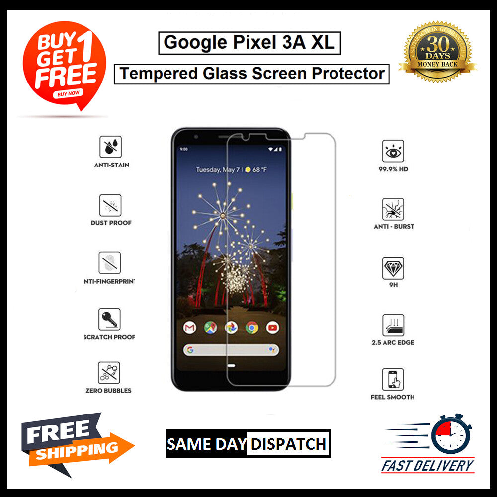 2 Pack Of Google Pixel XL /2 / 2XL /3 / 3XL / 3A /3A XL Tempered Glass Protector