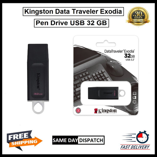 Kingston High Speed 32gb USB Flash Drive & USB 3.2' & 5 Years Warranty