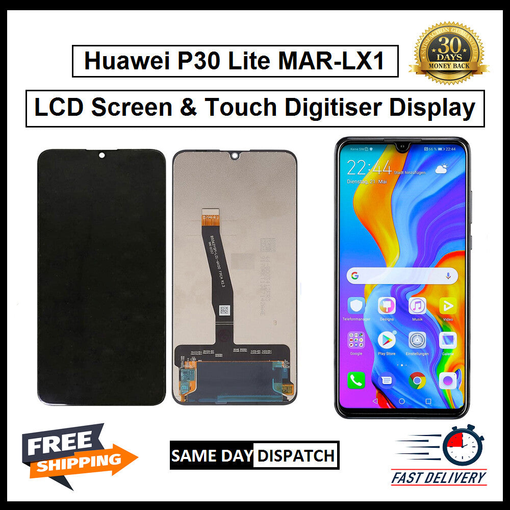 For Huawei P30 Lite MAR-LX1 Display Screen Touch Digitizer Replacement LCD