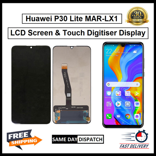 For Huawei P30 Lite MAR-LX1 Display Screen Touch Digitizer Replacement LCD