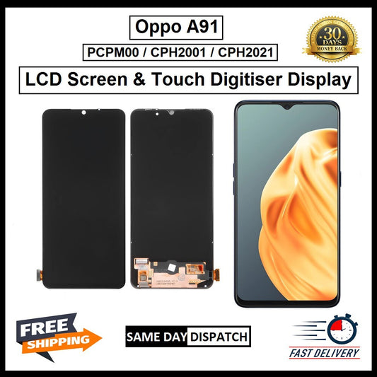 For Oppo A91 (PCPM00 / CPH2001 / CPH2021) LCD Display Screen Touch Replacement