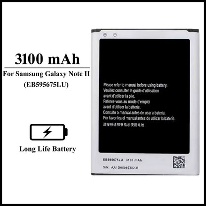 For Samsung Galaxy Note II/Note 2(GT-N7100)3100mAh+ Internal Replacement Battery