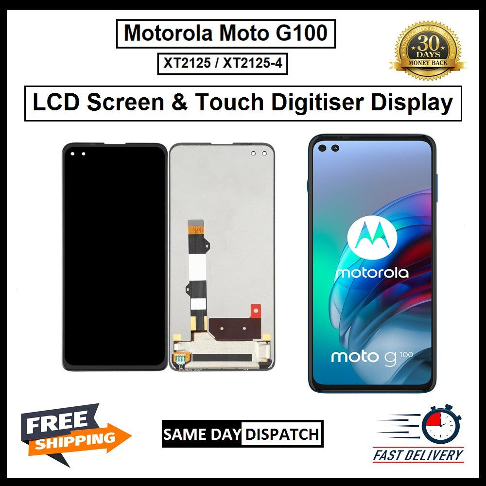 Motorola Moto G100  XT2125/4  Display Screen Touch Digitizer Replacement LCD