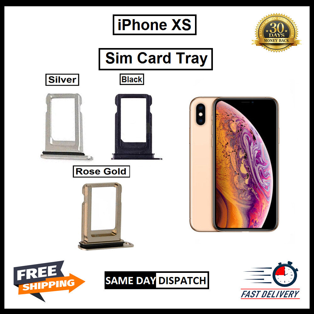 NEW REPLACEMENT FOR iPHONE XS SIM TRAY SIM HOLDER SIM SLOT