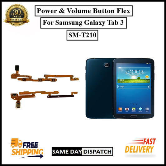 For Samsung Galaxy Tab 3 Power Flex Cable & Volume Button Flex Replacement