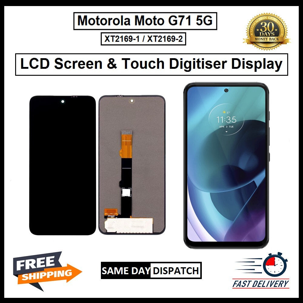 Motorola Moto G71 5G  XT2169-1/2  Display Screen Touch Digitizer Replacement LCD