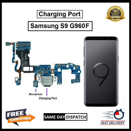 For Samsung Galaxy S9 (G960F) Charging Port Replacement With USB & Microphone  