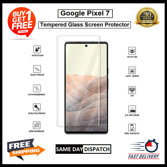 2 Pack Of Google Pixel 4/ 4A 4G-5G / 4XL / 5 /6 /6A /7 Tempered Glass Protector