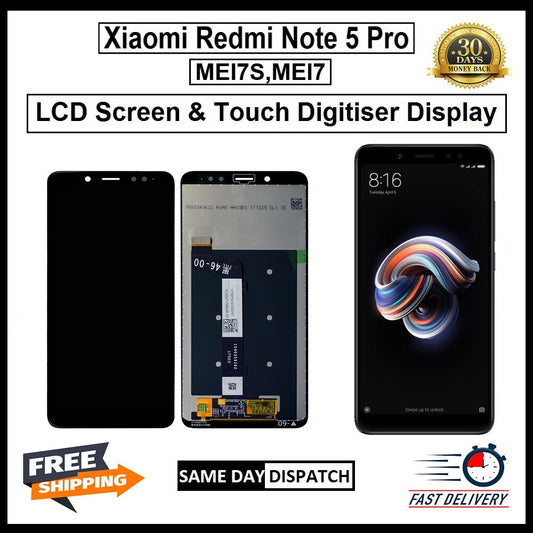 For Xiaomi Redmi Note 5 / Note 5 Pro LCD Display Screen Replacement