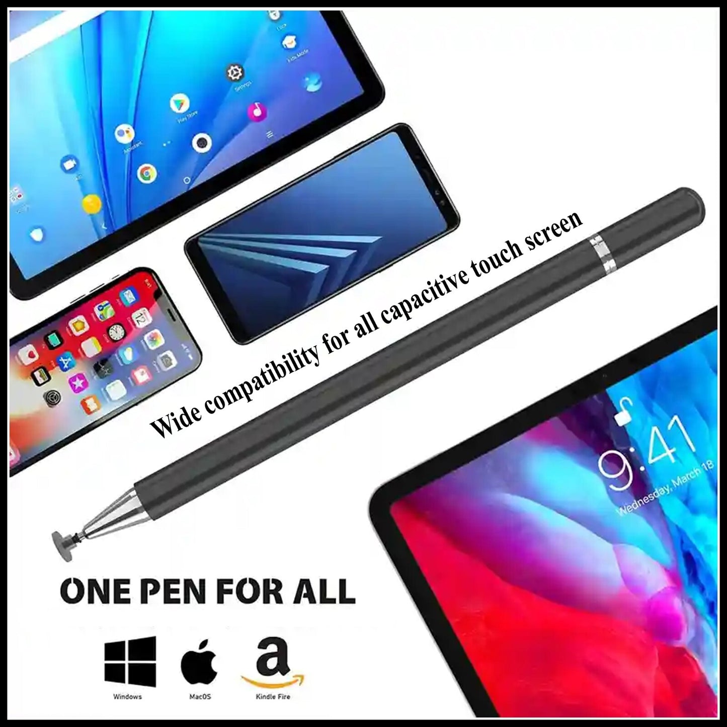 For Dadu Passive Capacitive Stylus Pen With Extra 2 Replaceable Tip