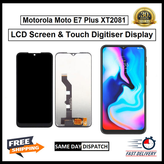 Motorola Moto E7 Plus /  XT2081 Display Screen Touch Digitizer Replacement LCD