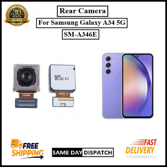 For Samsung Galaxy A34 5G / SM-A346E Genuine Rear (Back) Main Camera Replacement