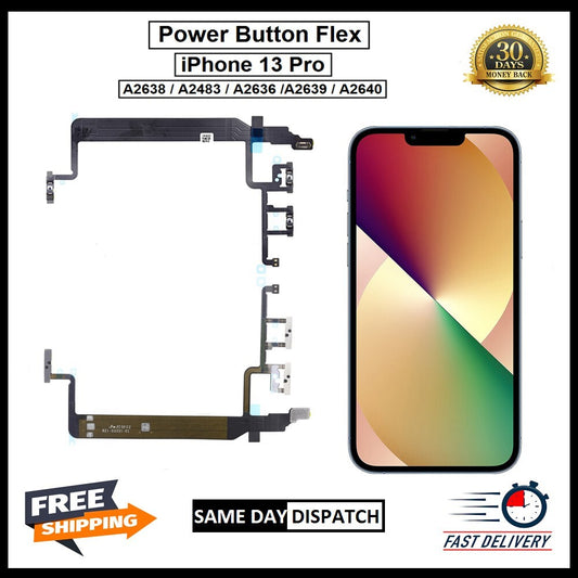 For iPhone 13 Pro Power Flex Cable & Volume Button Flex Replacement