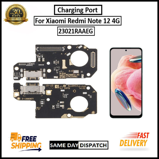For Xiaomi Redmi Note 12 4G Charging Port Flex Replacement