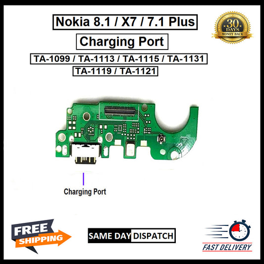 For Nokia 8.1 / X7 / 7.1 PLUS Type C Charging Port Board Connector Replacement