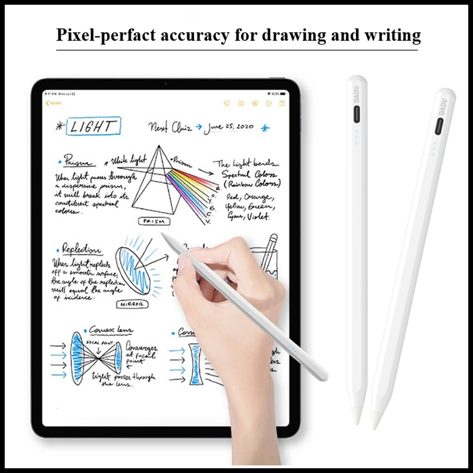 For Dadu Active Capacitive Stylus Pen- Rechargeable, Magnetic, For iPad/Tablet