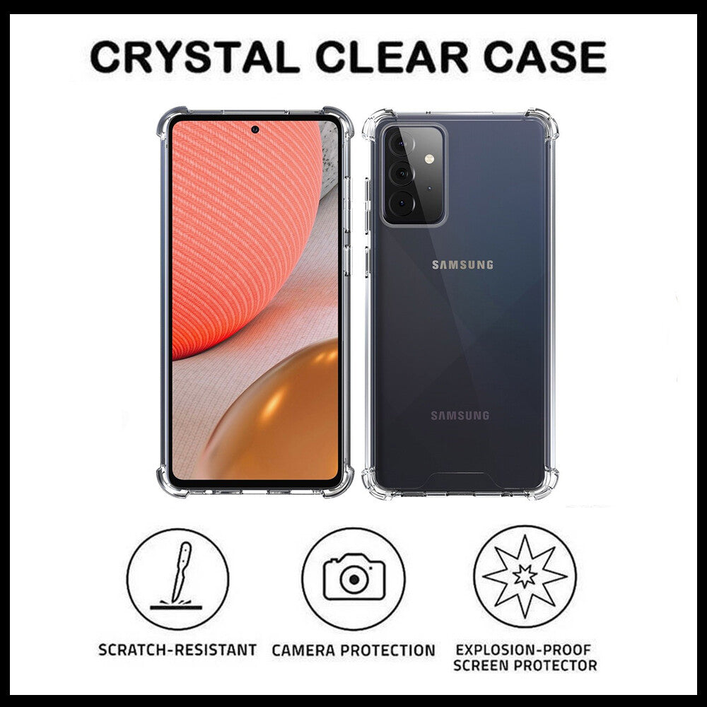 For Samsung Galaxy A72 5G King Kong Anti Burst & Silicon Shockproof Case Cover
