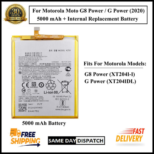 Motorola Moto G8 Power/G Power (2020) KZ50 5000mAh+ Internal Replacement Battery