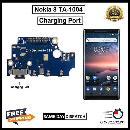 For Nokia 8 ( TA-1004 ) Type C Charging Port Board Connector Replacement