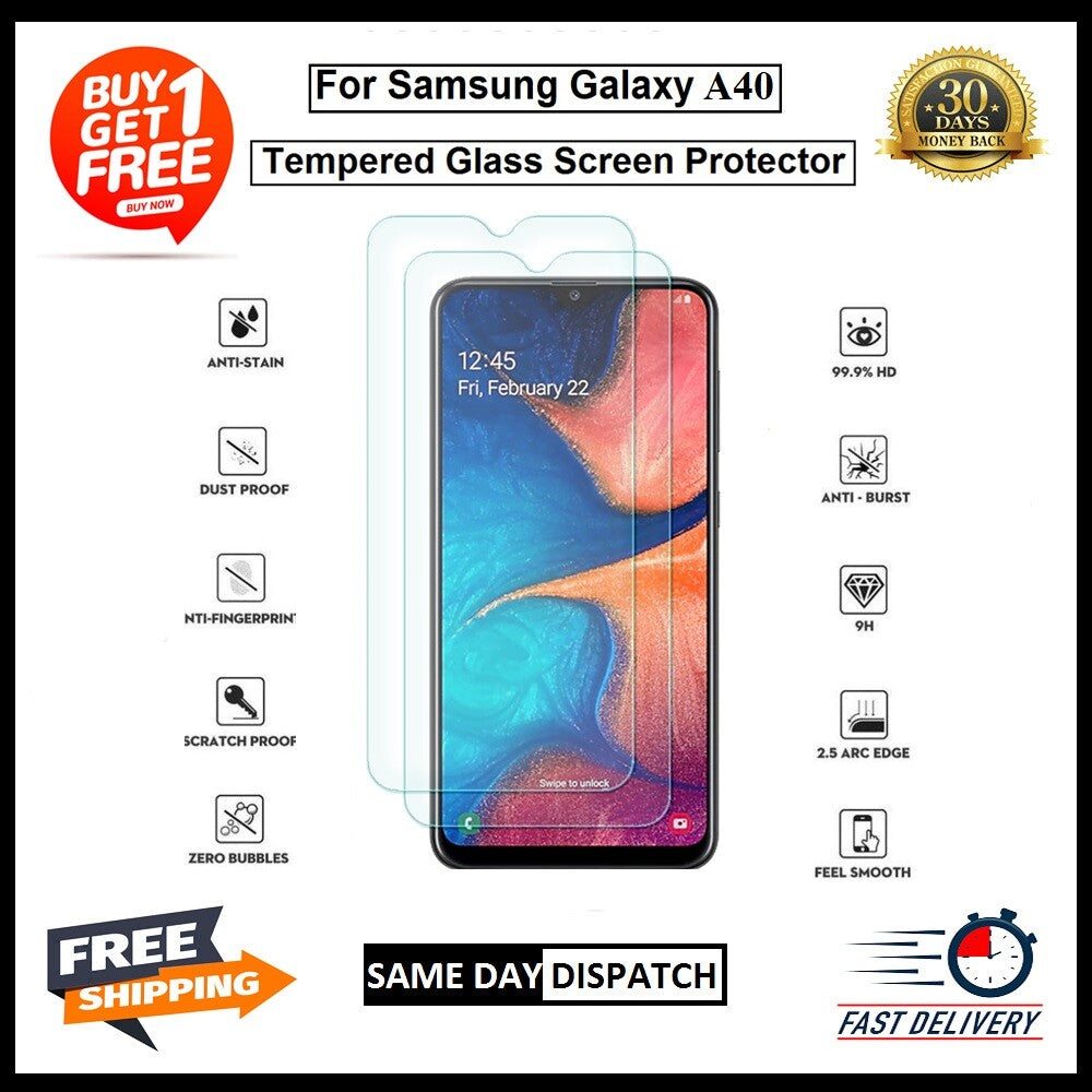 For Samsung A10/A20/A30/A40/A50/A60/A70/A80/A90 5G Tempered Glass Protector