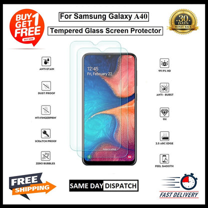 For Samsung A10/A20/A30/A40/A50/A60/A70/A80/A90 5G Tempered Glass Protector