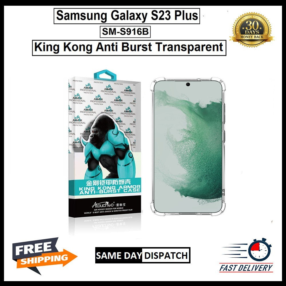 For Samsung Galaxy S23 Plus King Kong Anti Burst &Silicon Shockproof Case Cover