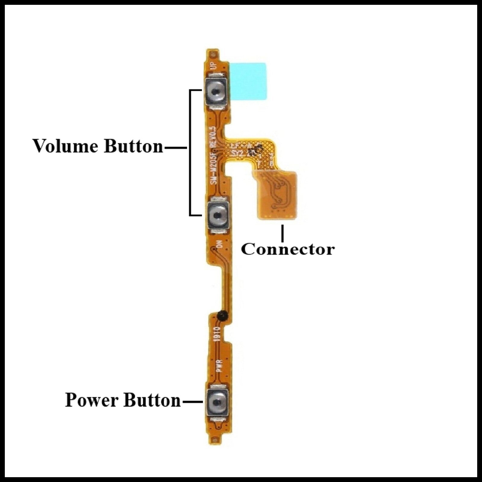 For Samsung Galaxy A20e Power Flex Cable & Volume Button Flex Replacement