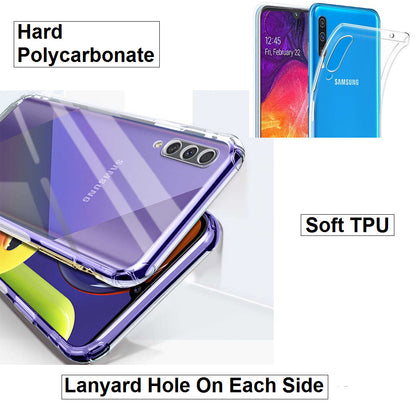 For Samsung Galaxy A50 Slim Clear Shockproof Gel Phone Cover