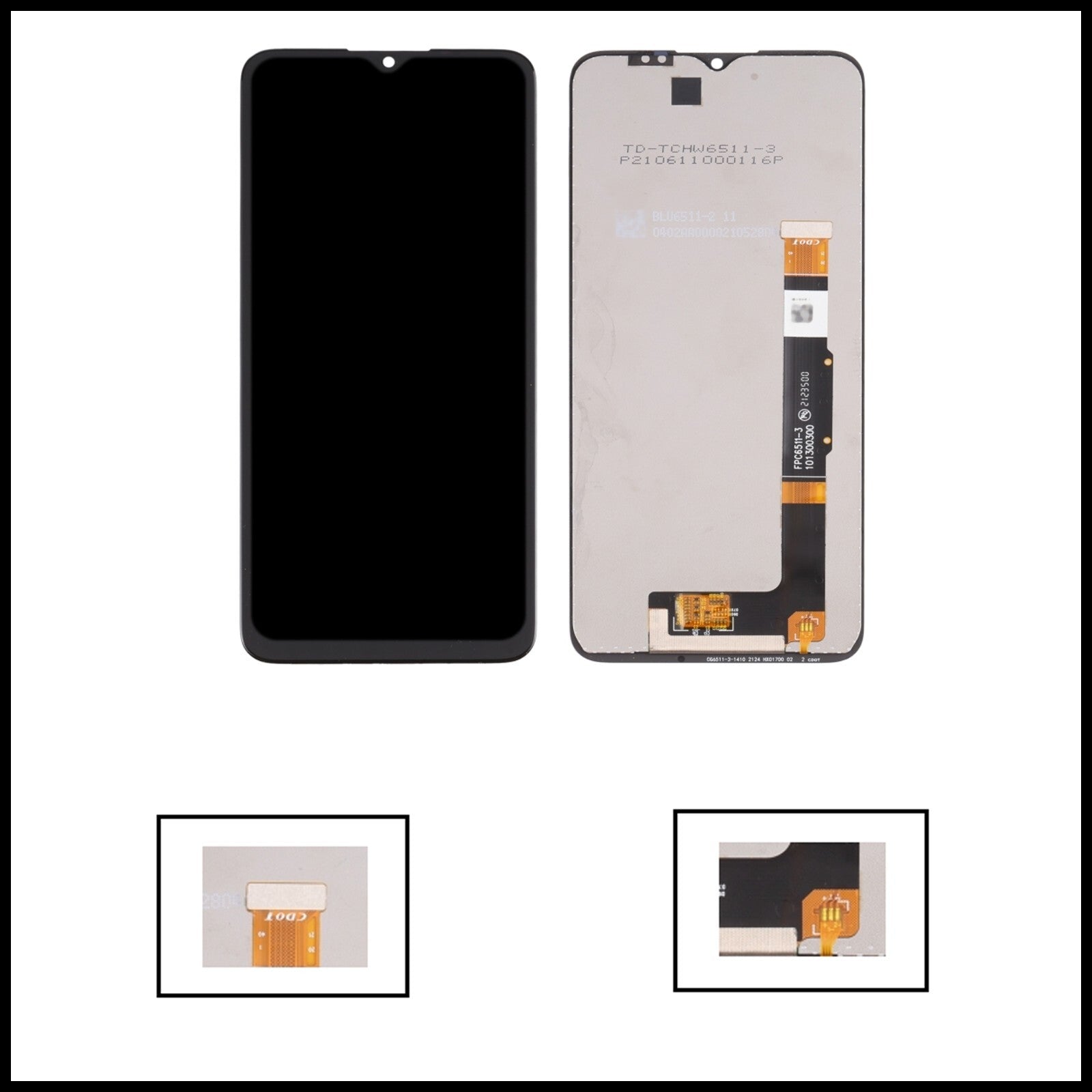 For TCL 30E / 6127A / 61271 LCD Display screen Touch Digitizer Replacement