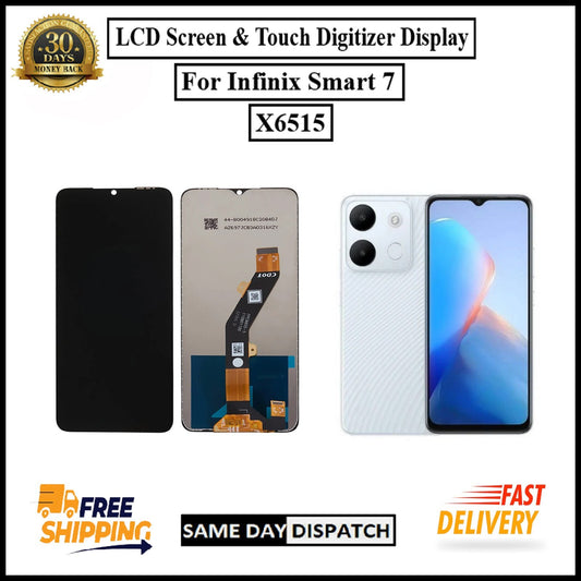 For Infinix Smart 7 / X6515 LCD Display screen Touch Digitizer Replacement