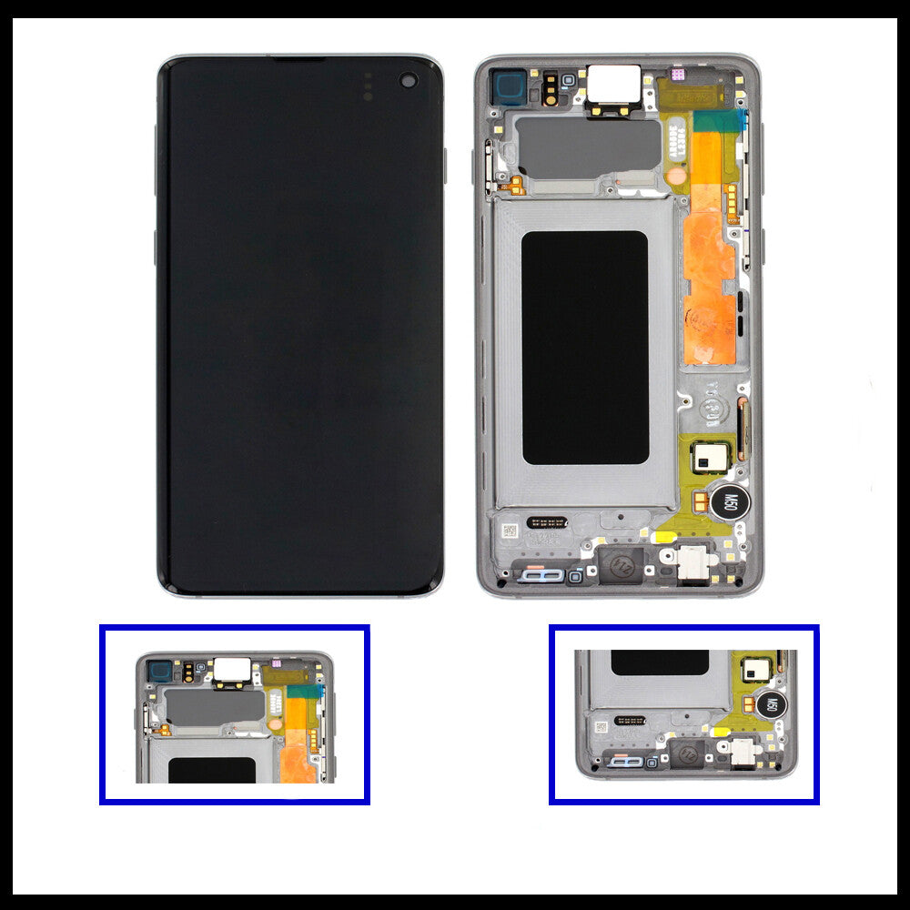 For Samsung Galaxy S10 / SM-G973F Black Display Screen Touch Replacement LCD